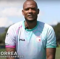 José Erik Correa, nuevo delantero de Santa Fe, reveló detalles de su llegada, cómo juega y hasta dejó ver su admiración por Hugo Rodallega.