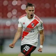 Rafael Santos Borré podría volver a River Plate de Argentina. 