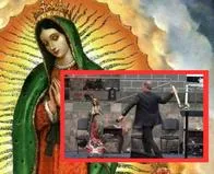 Video | Pastor rompe figura de la Virgen de Guadalupe y causa polémica en redes sociales