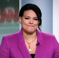 Sara Sidner, periodista de CNN que anunció su diagnóstico de cáncer en vivo.