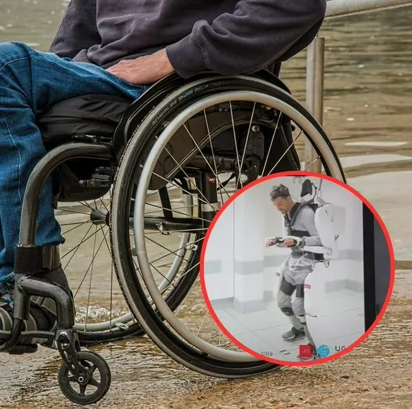 Cómo funciona el dispositivo que ayuda a caminar a discapacitados
