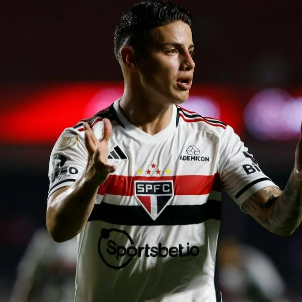 Foto de James Rodríguez, por llegada de nuevo DT en Sao Paulo