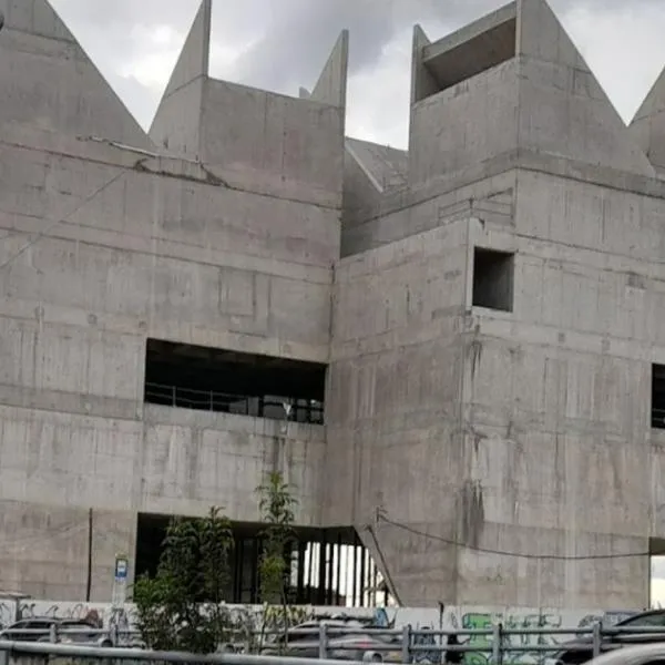 Foto de construcción del Museo de Memoria en Bogotá