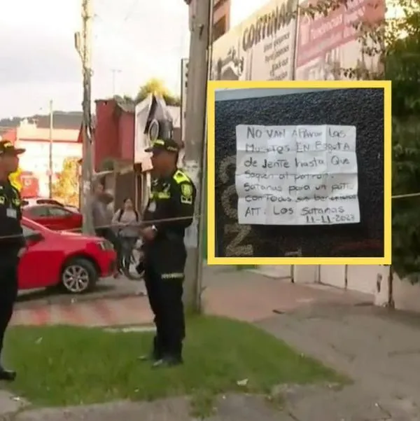 Noticias Bogotá: banda criminal pedía liberación de alias 'Satanás' con panfletos amenazantes. Además, eran los responsables de extorsionar y asesinar.