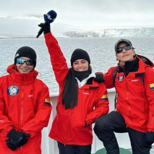 Foto de Periodista de Noticias Caracol, Nicoll Buitrago, que ya llegó a la Antártica