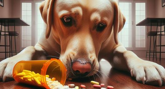 Lo qué pasa y debe hacer si su perro se come un medicamento