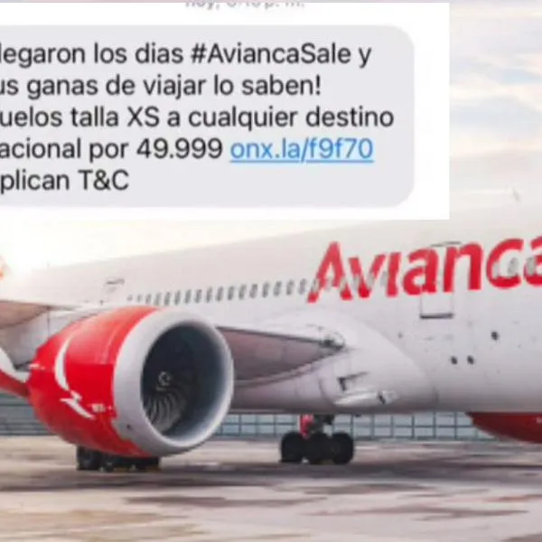 Alertan por estafa que hacen a nombre de Avianca con supuestos vuelos a 50.000 pesos en Colombia, lo cual es notificado a través de mensajes de texto.