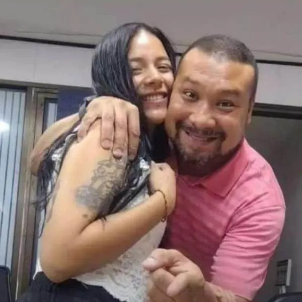 Iberth Escobar, periodista que estuvo en RCN Radio y su hija, Shayra Escobar Castillo, quien falleció en un accidente de tránsito en carretera