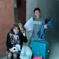 Alina Lozano y Jim Velásquez, en nota sobre cómo quedó su apartamento
