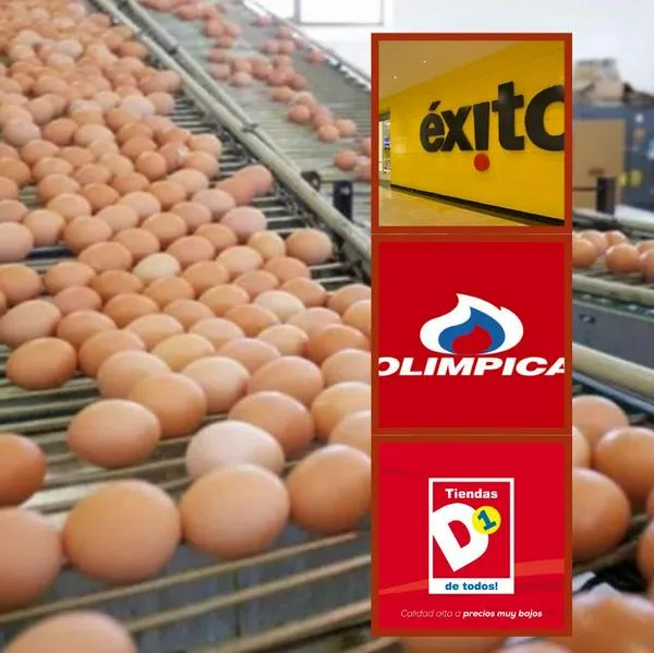 Cuánto vale un huevo en los supermercados del país como Éxito, D1, Olímpica y más cadenas. El producto ha bajado en su valor considerablemente. 
