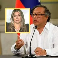 Foto de Gustavo Petro y Vicky Dávila por pelea por M-19
