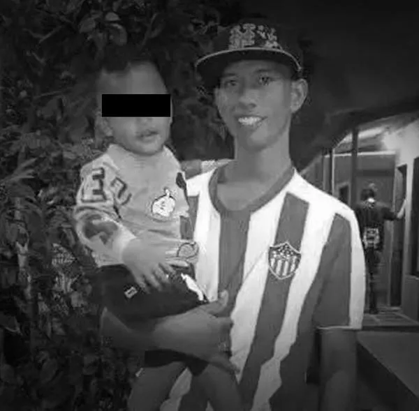 Brayan José Padilla Lozano  y su hijo fueron asesinados.