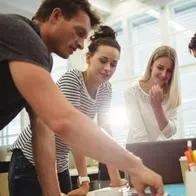 Foto de estudiantes, por cursos gratis de Universidad del Rosario