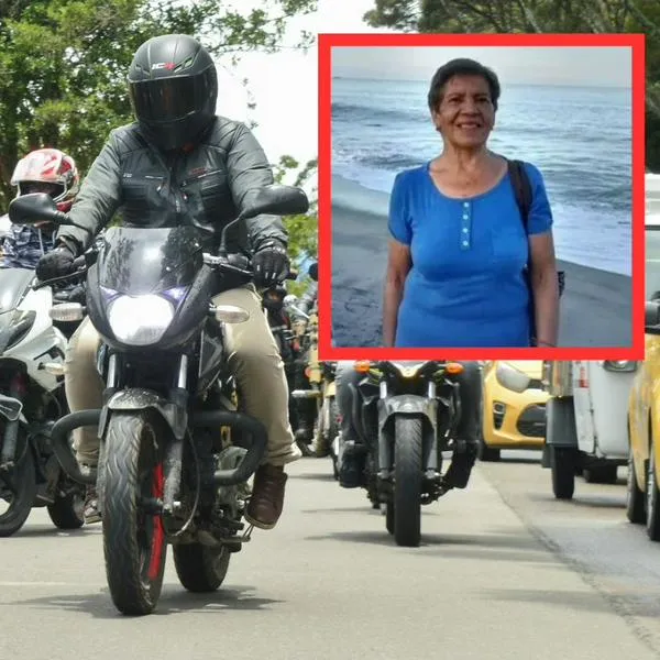 Foto de moto por accidente en Santa Marta, en el que murió turista
