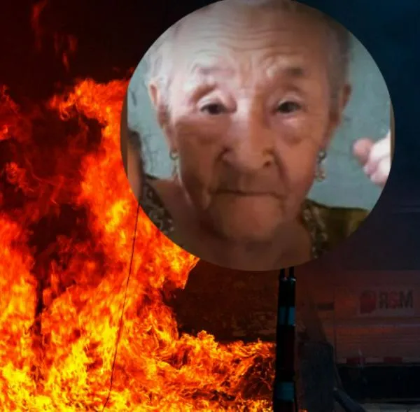 Murió abuela que salvó a sus nietas de grave incendio; le hicieron despedida