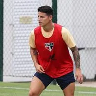 James Rodríguez hizo dos golazos en el entrenamiento con Sao Paulo a dos días de debutar en el Campeonato Paulista.