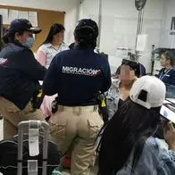 El grupo de mujeres que había desaparecido en Cancún llegó al Aeropuerto El Dorado de Bogotá en la tarde de este jueves.