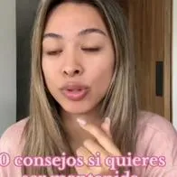A través de un video, la mujer presumió que su pareja la mantiene y dio consejos, que se hicieron virales en redes