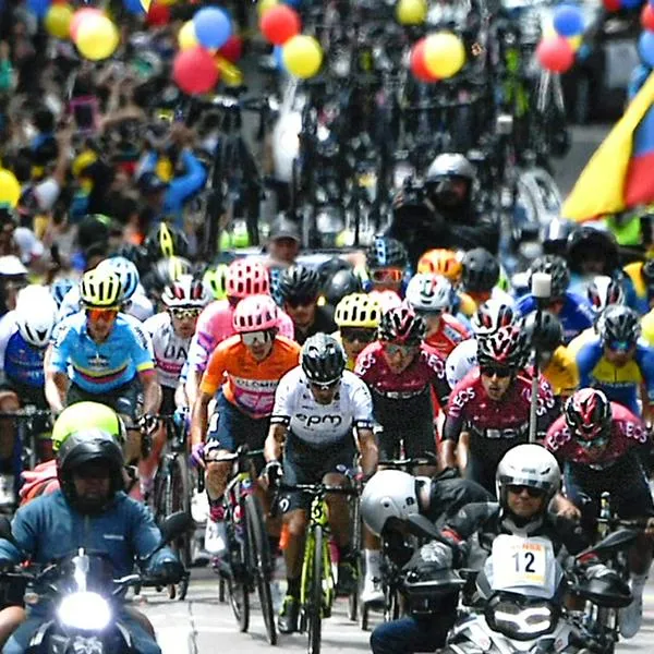 Foto de Tour Colombia de ciclismo, por falta de financiación de Gobierno Petro