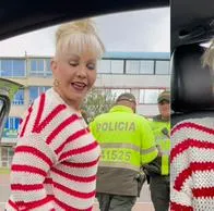 Policía paró a 'La Gorda Fabiola' y le hizo prueba de alcoholemia. Pagó con foto