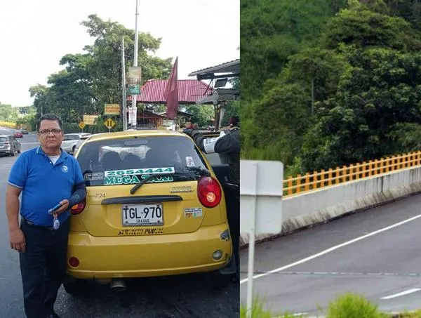Un taxista evitó que una mujer y su pequeña hija se lanzaran del puente de la variante
