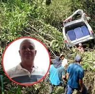 Él es el conductor que falleció en un accidente de tránsito ocurrido en Yarumal (Antioquia). Le habría dado un infarto y el bus cayó al abismo