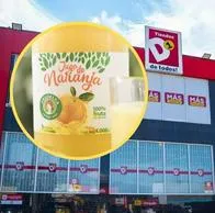 Marca de jugos Frudelca, que está en tiendas D1 y más supermercados de Colombia