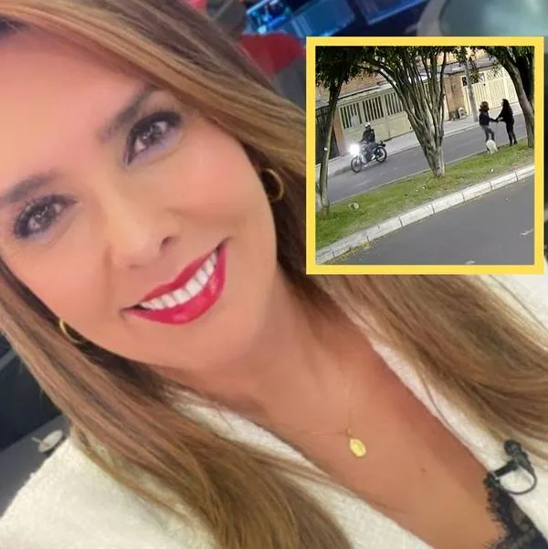 Foto de Mónica Rodríguez por robo a mujer que paseaba su perro en Bogotá