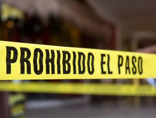 Escena del crimen. En relación con homicidio en Medellín.