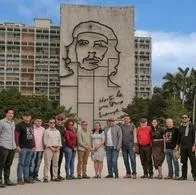 La delegación de paz del Eln en La Habana, Cuba.