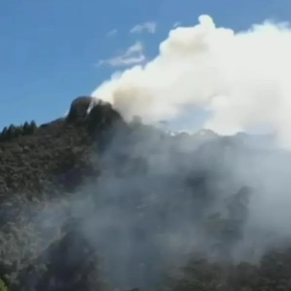 Foto de Incendio en cerros de Bogotá hoy