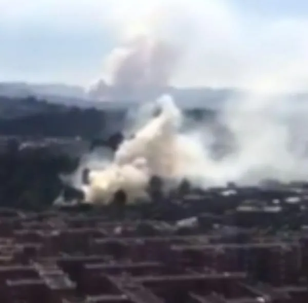 Incendio en Bogotá. En relación con llamas en Kennedy