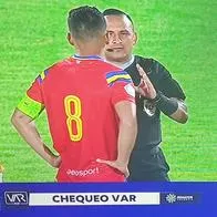 11 minutos se perdieron en el partido entre Pasto y Tolima por revisión del VAR.