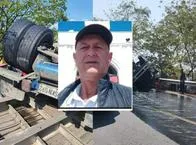 Se conoció la identidad del hombre que murió tras volcarse un tractocamión cerca a Tolemaida 