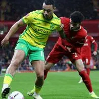 Luis Díaz armó jugadota en su participación con el Liverpool, que venció 5-2 a Norwich en la FA Cup. Solamente jugó 10 minutos. 