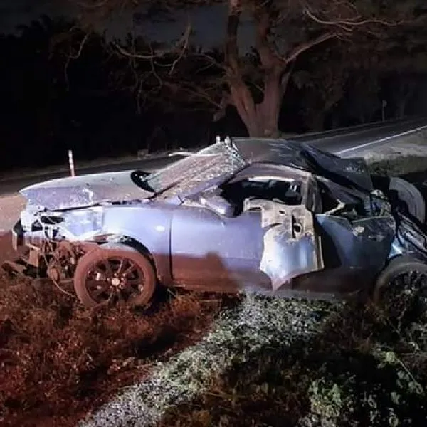 Policía de tránsito murió en extrañas circunstancias luego de sufrir accidente en su carro