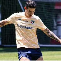 James Rodríguez, sin jugar en Sao Paulo, dejó enigmático mensaje sobre su continuidad