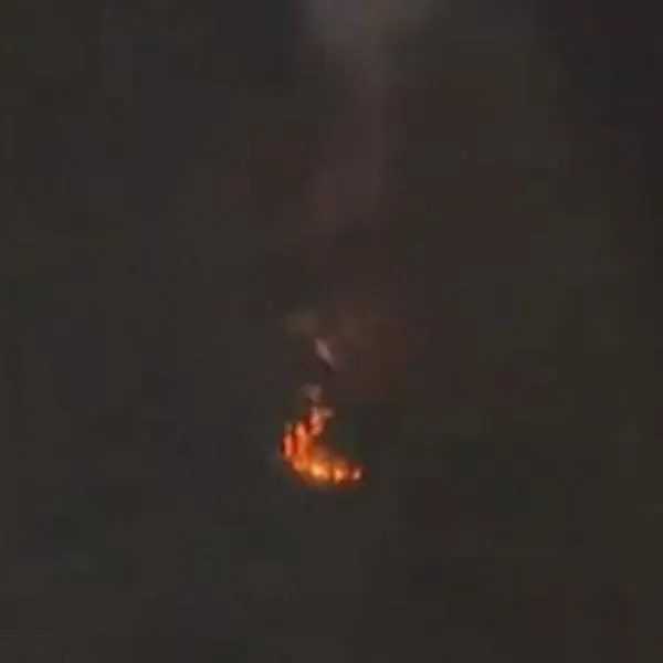 Así fue el incendio en el cerro El Cable de Bogotá este lunes 29 de enero