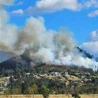 Alcaldesa de Sopó, Fabiola Múñoz, aseguró que los incendios ocurridos en el municipio se dieron por cortos en cables de media tensión