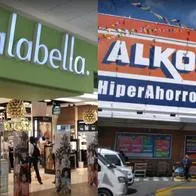 Fotos de Google Maps de almacenes Falabella y Alkosto a propósito de qué se puede conseguir de tecnología con 200.000 pesos