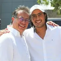 Foto de Nicolás Petro y Gustavo Petro