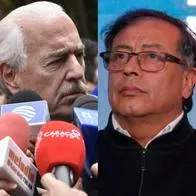 Petro y Pastrana llegan a la Fiscalía para audiencia de conciliación por las acusaciones y demandas que hay entre ambos,