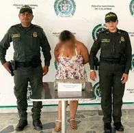 Esta mujer fue capturada en Ibagué por intentar asesinar a su esposo con un cuchillo