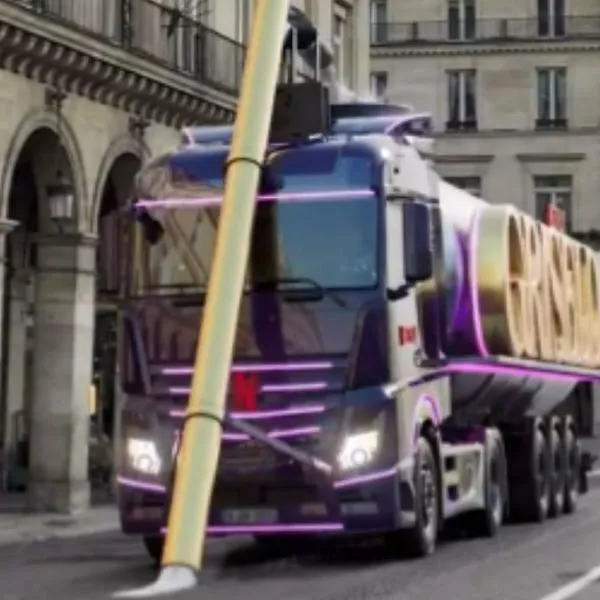 Un camión inhalando coca: la polémica forma de promocionar ‘Griselda’ en Europa sería hecho con inteligencia artificial.