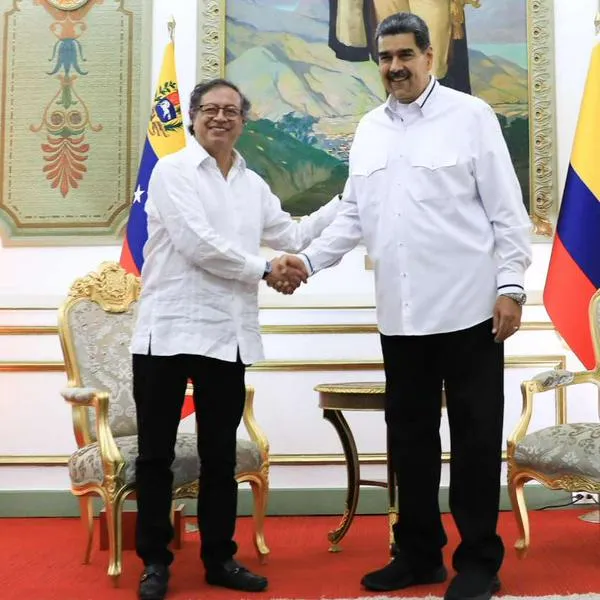Gustavo Petro y Nicolás Maduro. El líder del régimen de Venezuela inhabilitó a María Corina Machado, líder opositora, y al mandatario colombiano lo criticaron por guardar silencio