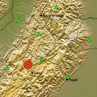 Temblor en Arcabuco, Boyacá de 3.8 grados de magnitud a las 8:45 de la mañana del primero de febrero.