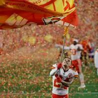 Celebración en Super Bowl, en nota sobre cuánta plata ganaría el campeón y el perdedor