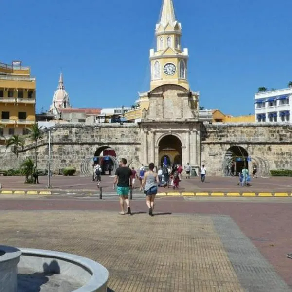 Entrada al centro histórico de Cartagena, a propósito de que Daily Mail nombró los mejores sitios turísticos en Colombia para visitar. Puso a Bogotá, 'la Heroica' y más.