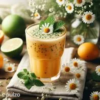 Jugo de lulo y manzanilla para regular la tensión arterial. Mantener la presión dentro de los niveles normales garantiza un flujo sanguíneo adecuado.