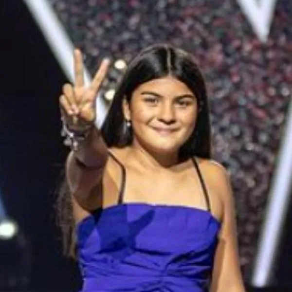 Lina María, la niña búlgara de 'La voz kids' que se presentó en programa